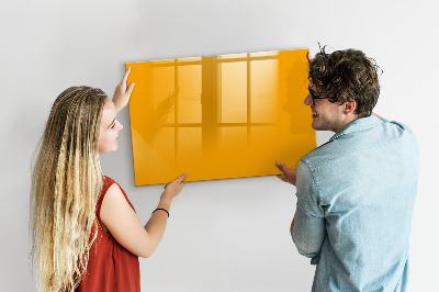 Magnetic board for wall Golden-yellow color