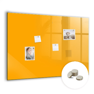 Magnetic board for wall Golden-yellow color