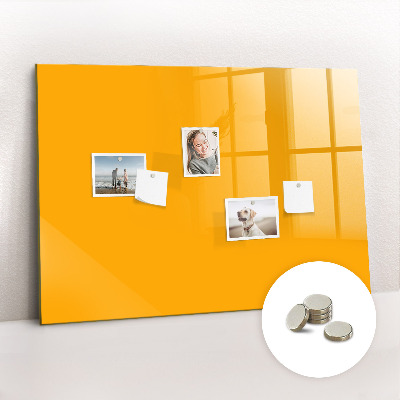 Magnetic board for wall Golden-yellow color