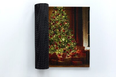 Door mat indoor Christmas tree