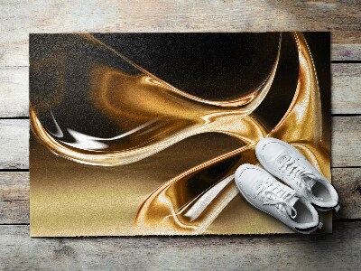 Doormat Gold abstraction