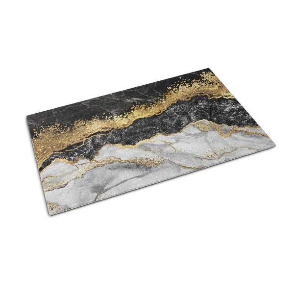 Door mat Golden marble