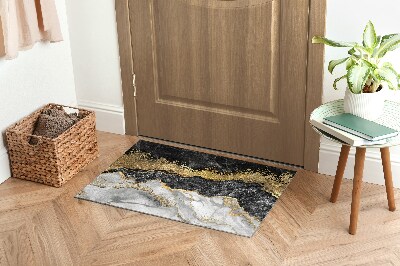 Door mat Golden marble