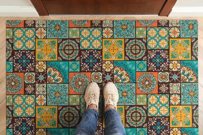 Door mat Colorful geometric patterns