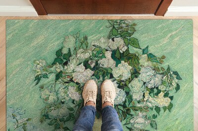 Doormat Van gogh roses