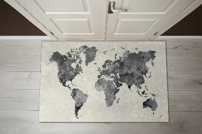 Doormat World map