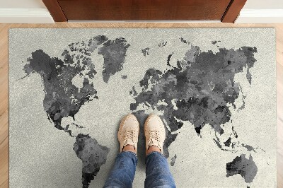 Doormat World map