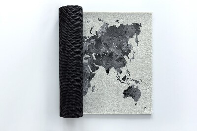 Doormat World map