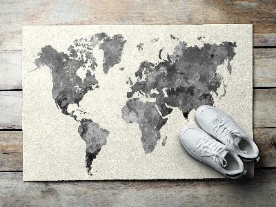 Doormat World map