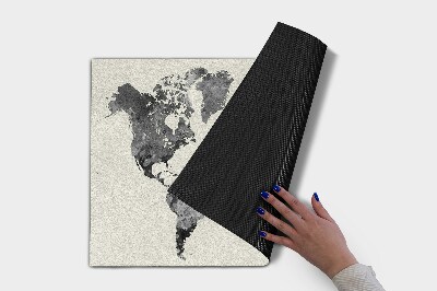 Doormat World map