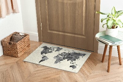 Doormat World map