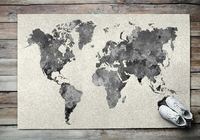 Doormat World map