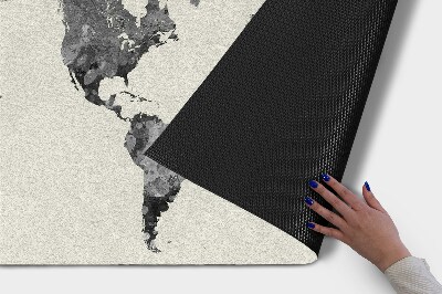 Doormat World map