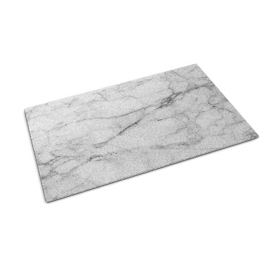 Indoor door mat Gray marble