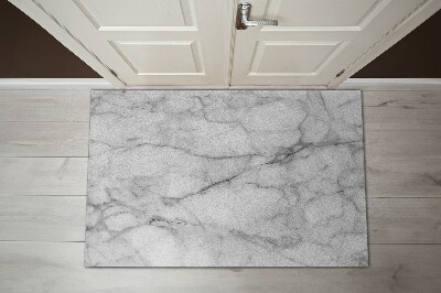 Indoor door mat Gray marble