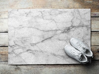 Indoor door mat Gray marble