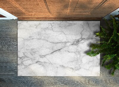 Indoor door mat Gray marble