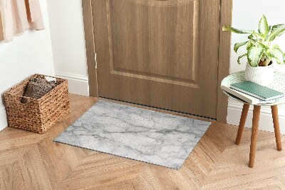 Indoor door mat Gray marble