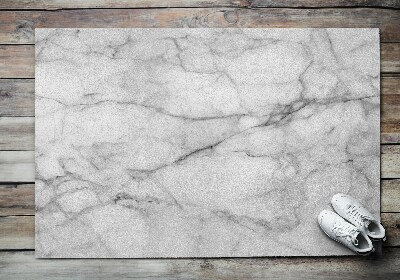 Indoor door mat Gray marble