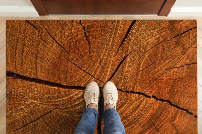 Indoor door mat Trunk tree