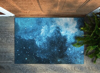 Doormat Blue abstraction