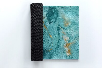 Doormat Turquoise marble