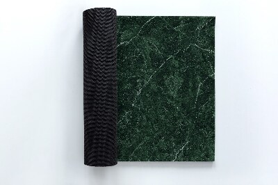 Indoor door mat Green marble