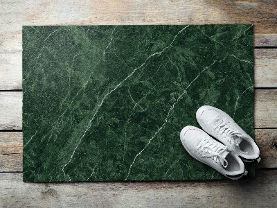 Indoor door mat Green marble