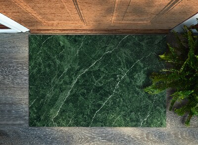 Indoor door mat Green marble