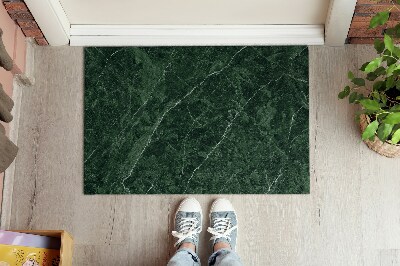 Indoor door mat Green marble