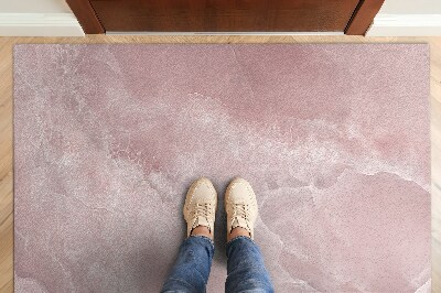 Indoor door mat Pink abstraction