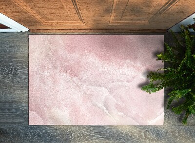 Indoor door mat Pink abstraction