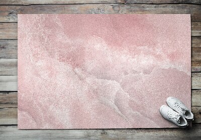 Indoor door mat Pink abstraction