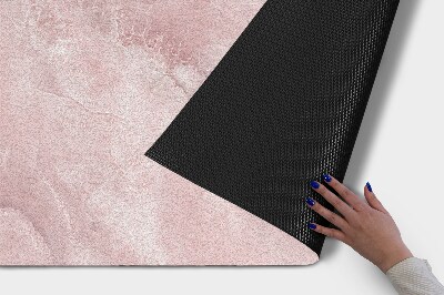 Indoor door mat Pink abstraction