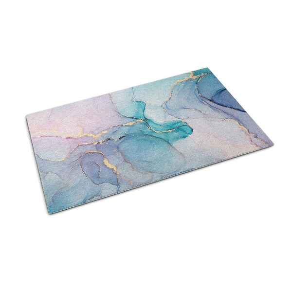 Indoor door mat Colorful marble