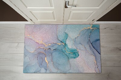 Indoor door mat Colorful marble