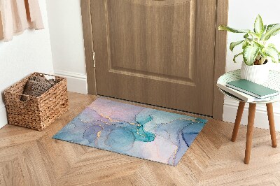 Indoor door mat Colorful marble