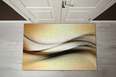 Door rug Golden abstraction