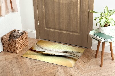 Door rug Golden abstraction