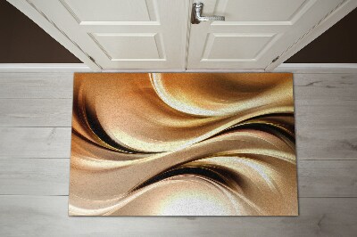 Door rug Golden abstraction