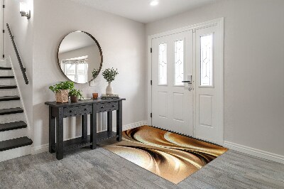 Door rug Golden abstraction