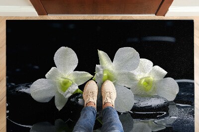 Door rug Orchids