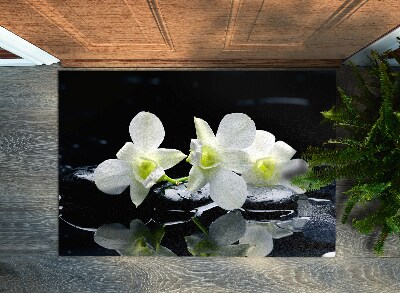Door rug Orchids