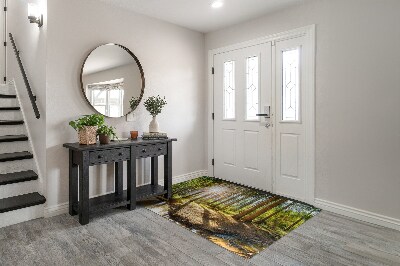 Door mat indoor Landscape forest