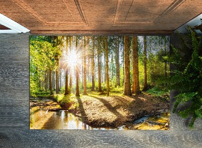 Door mat indoor Landscape forest