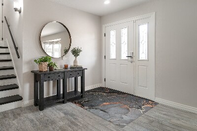 Indoor doormat Gray marble