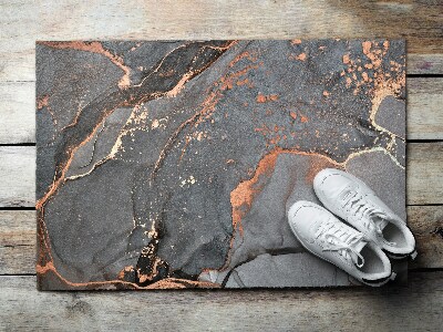 Indoor doormat Gray marble