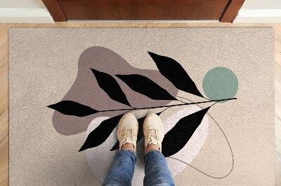 Door mat indoor Leaf