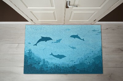 Door mat indoor Dolphins