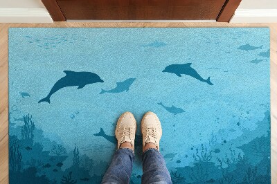 Door mat indoor Dolphins